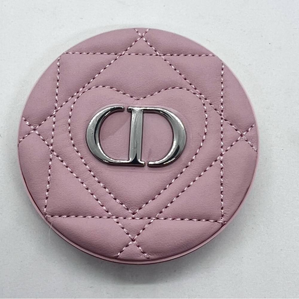 Dior Pink Quilted CD Compact Case Mirror NIB - Picture 3 of 6